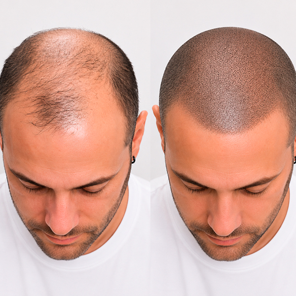 Micropigmentación capilar profesional en Madrid realizada por Sandra Escobar Micro&Beauty.
